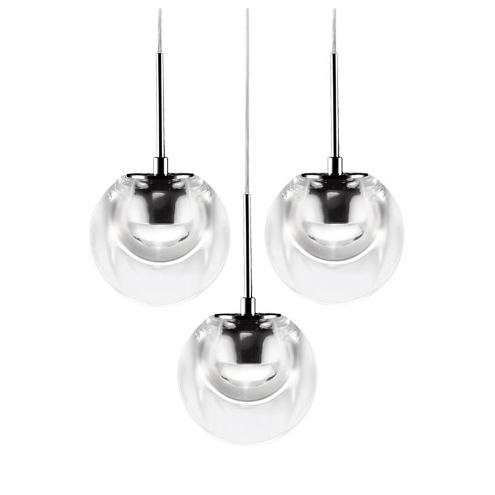 Suspension DEW 3 verre pour la marque Kundalini