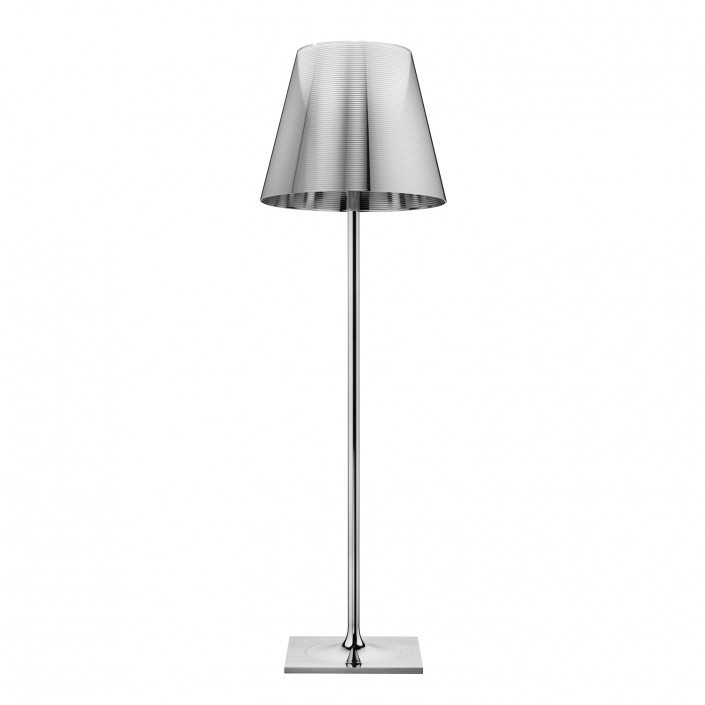Lampadaire Ktribe F3 avec abat-jour métallisé - designer Philippe Starck - marque FLOS - revendeur Valente Design