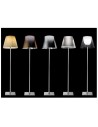 Nuancier des abat-jour pour le lampadaire Ktribe F3 - designer Philippe Starck - marque FLOS - revendeur Valente Design