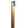 Borne Beacon outdoor avec applique blanche en porcelaine et teck de la marque Royal Botania disponible chez Valente Design