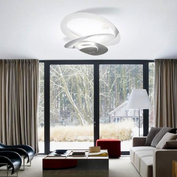 plafonnier Artemide led Pirce blanc