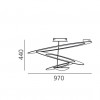 Plafonnier Artemide Pirce Halo plan dimensions