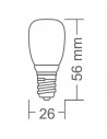 Ampoule E14 LED 2,7W plan dimensions