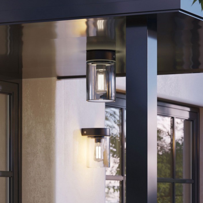 Royal Botania nous propose comme éclairage extérieur le plafonnier Tesla en vente chez Valente Design