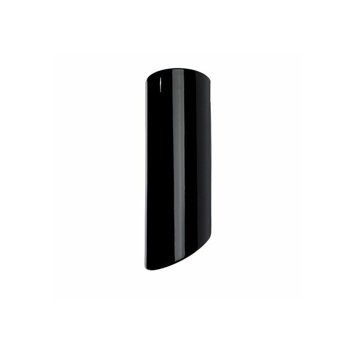 Retrouvez chez Valente Design l'applique murale en porcelaine Moso noir avec éclairage vers le bas de la marque Royal Botania
