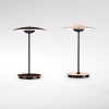 lampe à poser sans fil Ginger Marset Valente design wengé et chêne