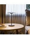 lampe à poser sans fil Ginger Marset Valente design wengé