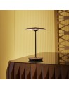 lampe à poser sans fil Ginger Marset Valente design wengé
