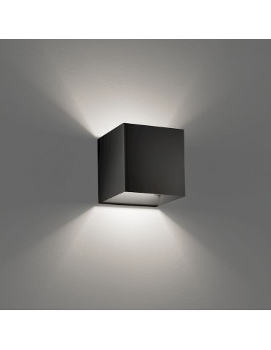 Applique / Plafonnier Laser Cube 10x10 noir   Lodes Studio Italia Design - Valente Design