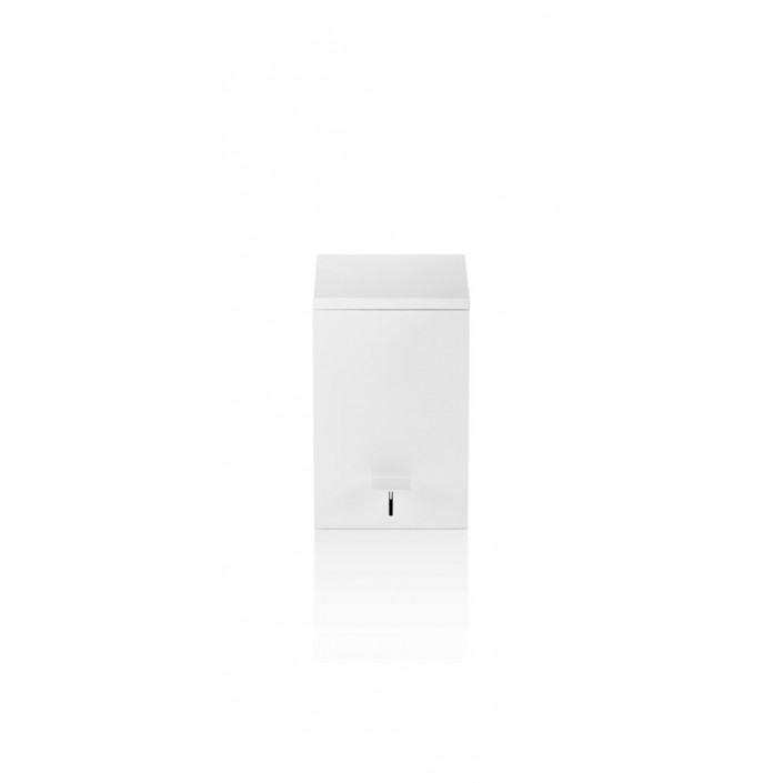 Poubelle TE 70 softclose carrée à pédale blanche  Decor Walther