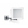  Miroir carré éclairant à suspendre à pile Decor Walther