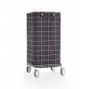 Panier à linge (NSFP) nylon gris Decor Walther 