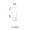  Astro Lighting plan d'applique MESSINA