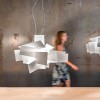 Suspension Big Bang L LED mise en scène blanc Foscarini - Valente Design