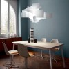Suspension Big Bang L LED blanche mise en scène Foscarini - Valente Design