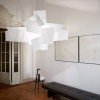 Suspension Big Bang L LED mise en scène intérieur blanc Foscarini - Valente Design