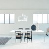 mise en scène Suspension Big Bang L LED blanche Foscarini - Valente Design