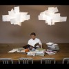 Suspension Big Bang L LED blanc Foscarini - Valente Design