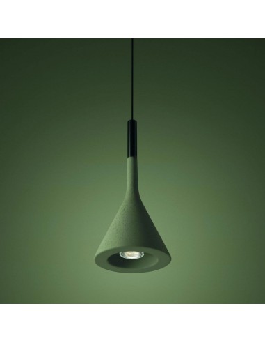 Suspension Aplomb LED vert Foscarini - Valente Design