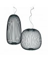 Suspension Spokes 1 noire Foscarini Valente Design en composition