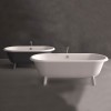 Baignoire Ottocento - gris foncé / blanc et blanc - Agape - Valentedesign.com