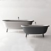 Grand et petit modèle de la baignoire Ottocento small de la marque Agape - Valente Design