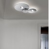 Plafonnier Bugia double chrome de Lodes Studio Italia Design - Valente Design