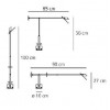 Lampe de table Tizio 35 plan et schéma Artemide 