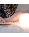 valente design luminaires lampe de table Kushi mobile lit