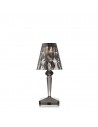 Lampe de table sans fil Battery transparent fumé Kartell - Valente Design