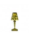 Lampe de table sans fil Battery transparent vert Kartell - Valente Design