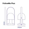 marset valente design follw me plus plan