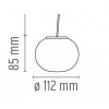  de flos suspension mini glo-ball plan