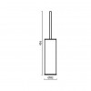 TH25374 porte balai BAGNO&ASSOCIATI  plan