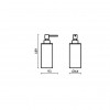 Schéma TH72874 distributeur de savon tecnohotel BAGNO&ASSOCIATI Valente Design