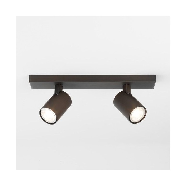  ascoli twin valente design plafonnier astro lighting bronze