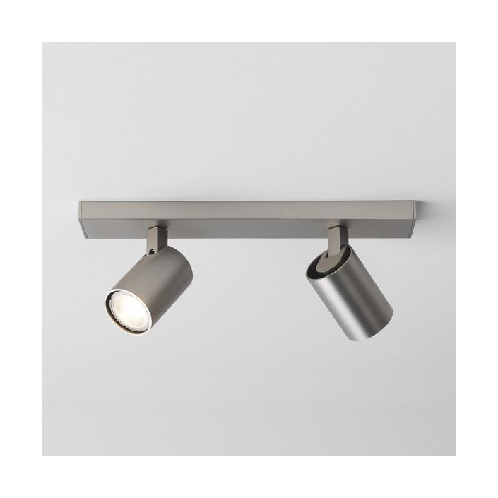  ascoli twin  valente design plafonnier astro lighting nikel mat