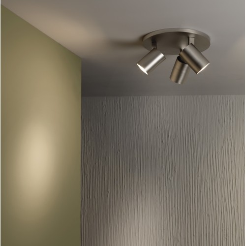 Plafonnier ascoli triple round astro lighting valente design