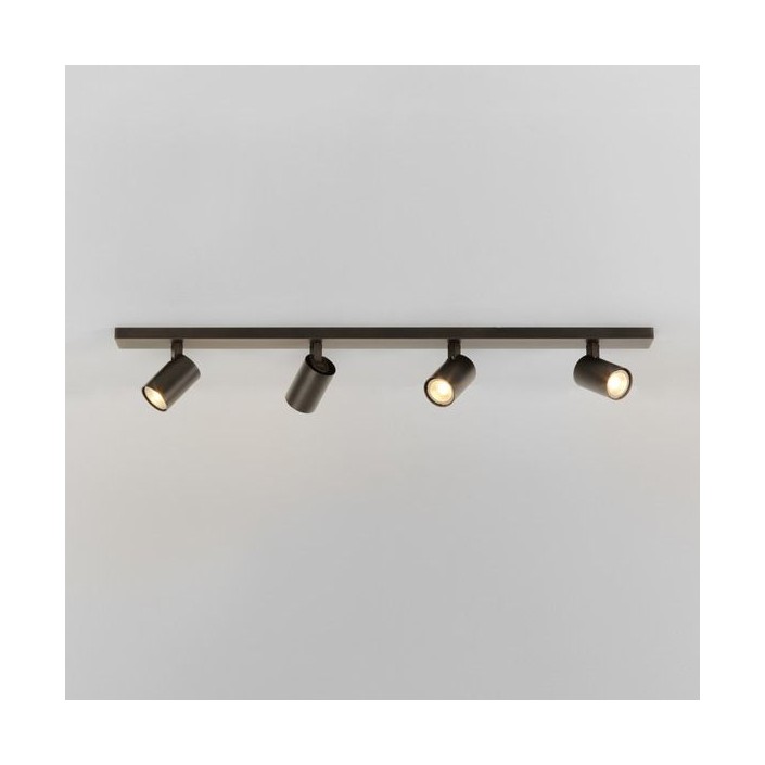 Plafonnier ascoli 4 bar bronze astro lighting - valente design