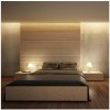Lampes de table Melampo Table gris abat-jour gris Artemide - Valente Design éclairée dans chambre