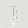 Dimension suspension chouchin reverse 2 Foscarini Valente Design