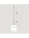 Dimension suspension Aplomb Foscarini - Valente Design