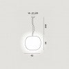 suspension Gem Foscarini Valente Design Ludovica et Roberto Palomba