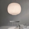 Suspension Tartan Foscarini blanche ambiance