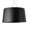Suspension Twice as Twiggy noir Foscarini - Valente Design