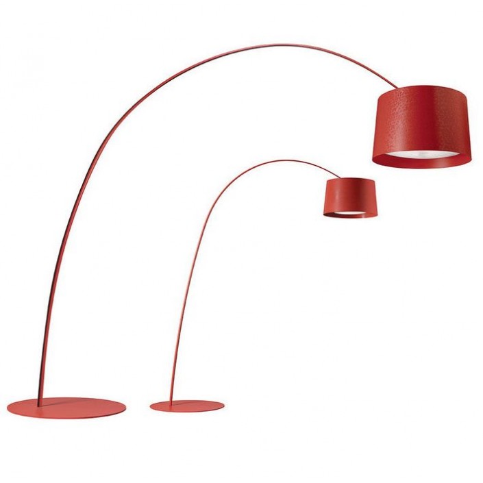 Lampadaire Twice as Twiggy rouge Foscarini - Valente Design