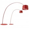 Lampadaire Twice as Twiggy rouge Foscarini - Valente Design