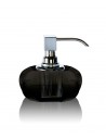 Distributeur de savon liquide Kristall anthracite et chromé Decor Walther