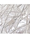 Lampe de sol Fil de Fer F aluminium naturel Catellani and Smith - Valente Design détails