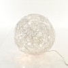 Lampe de sol Fil de Fer F aluminium naturel Catellani and Smith - Valente Design